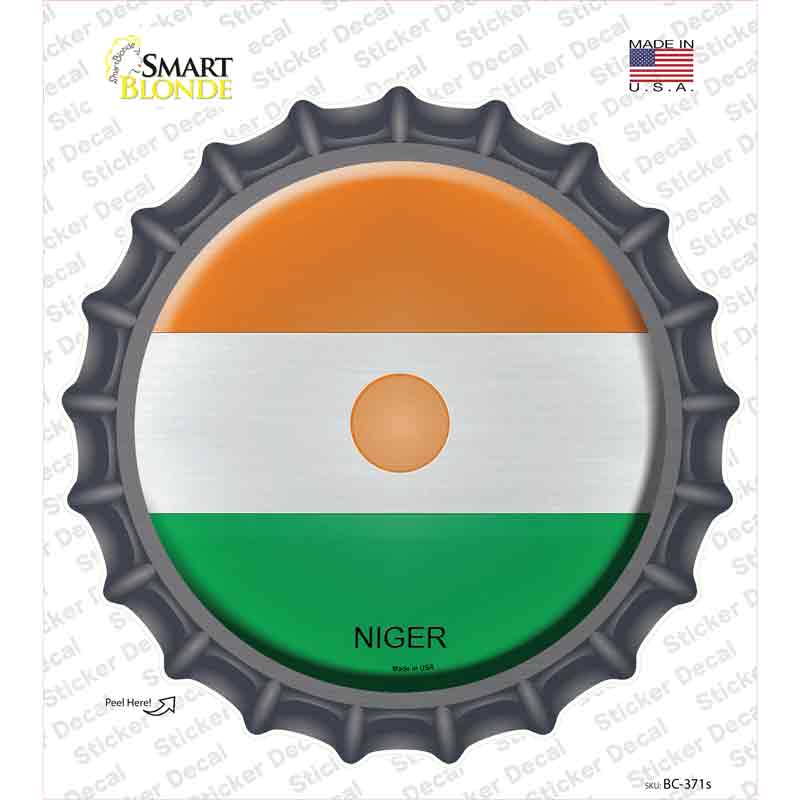 BC-371s-M Niger Country Novelty Bottle Cap Sticker Decal - Medium
