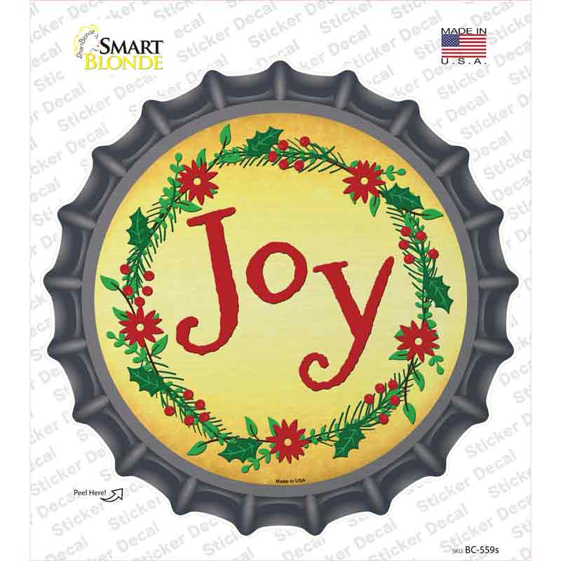 BC-559s-M Joy Novelty Bottle Cap Sticker Decal - Medium