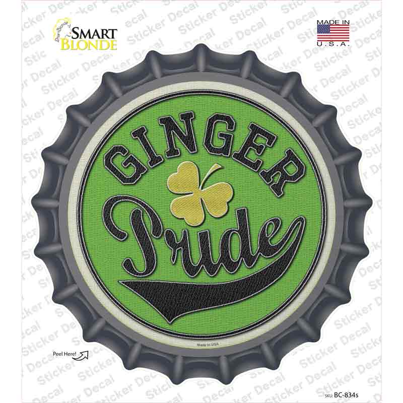 BC-834s-M Ginger Pride Novelty Bottle Cap Sticker Decal - Medium