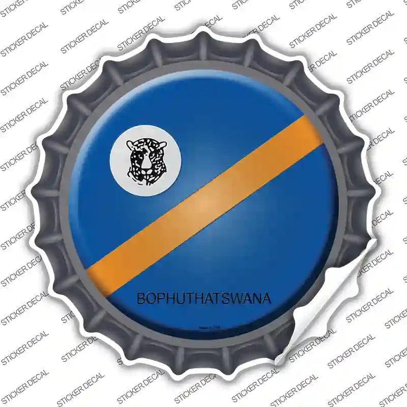 BC-211s-L Bophuthatswana Country Novelty Bottle Cap Sticker Decal - Large