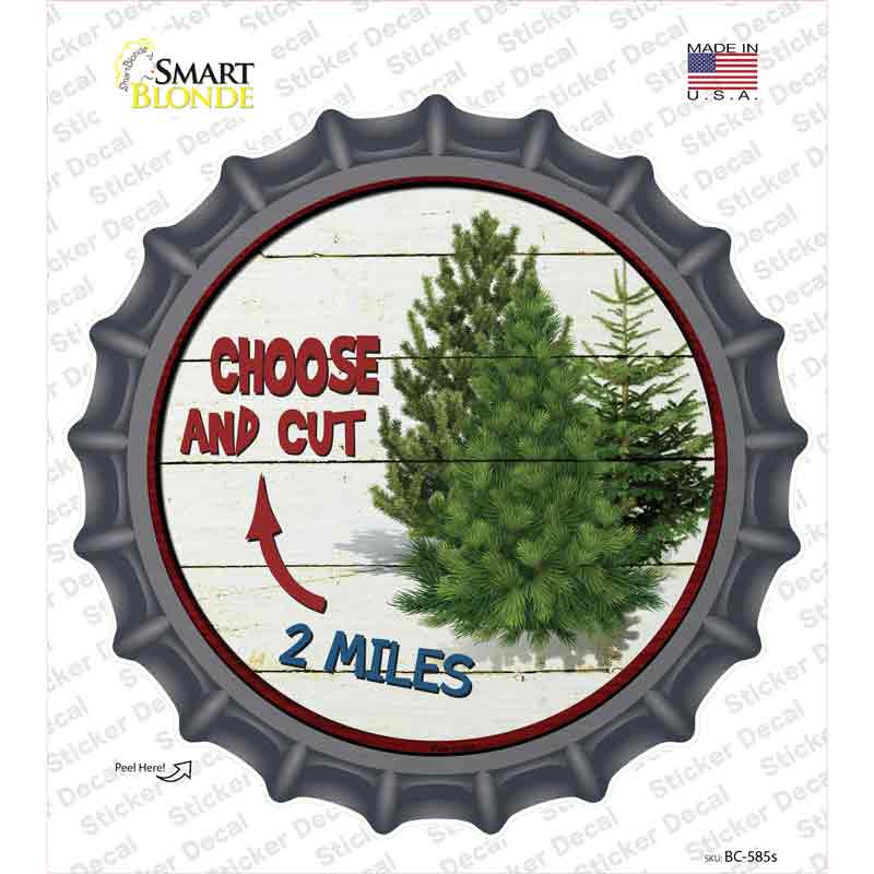 BC-585s-M Choose & Cut Novelty Bottle Cap Sticker Decal - Medium