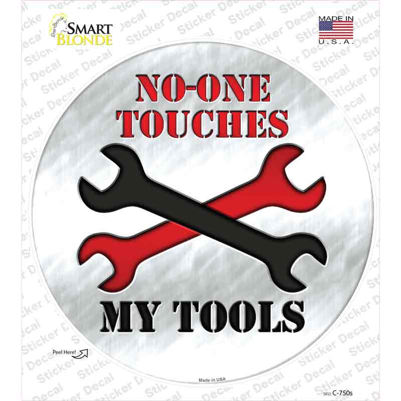 C-750s-M My Tools Novelty Circle Sticker Decal - Medium