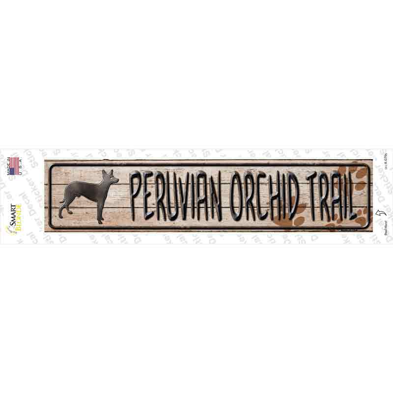 K-079s-M Peruvian Orchid Trail Novelty Narrow Sticker Decal - Medium