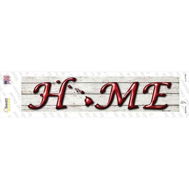 K-749s-M Hawaii Home Outline Novelty Narrow Sticker Decal - Medium
