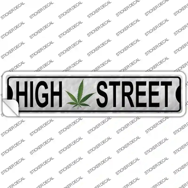 K-521s-S High Street Novelty Narrow Sticker Decal - Small