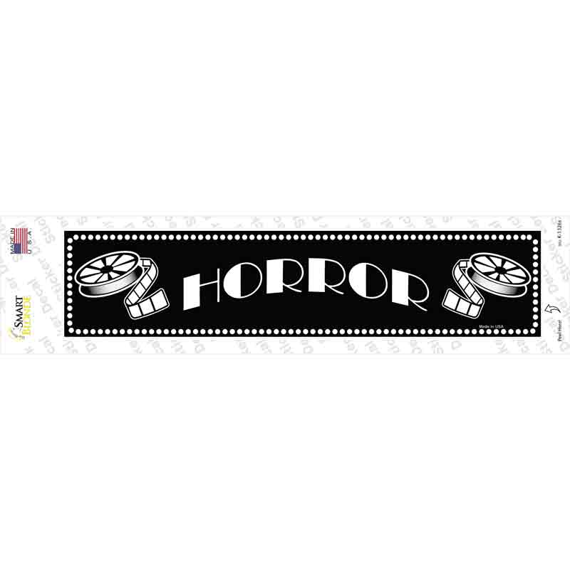 K-1326s-M Horror Home Theater Novelty Narrow Sticker Decal - Medium