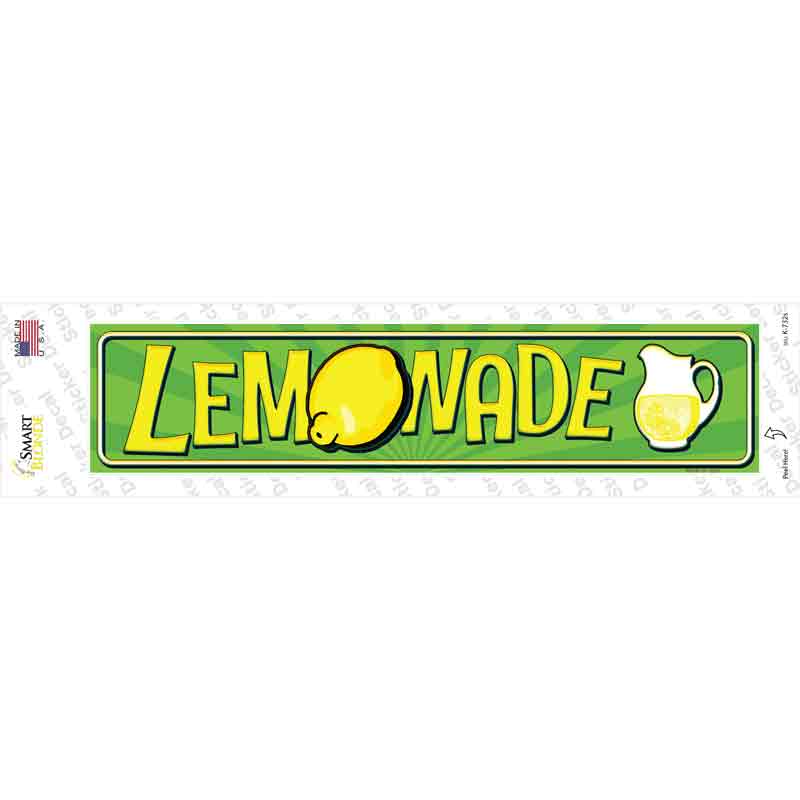 K-732s-M Lemonade Novelty Narrow Sticker Decal - Medium