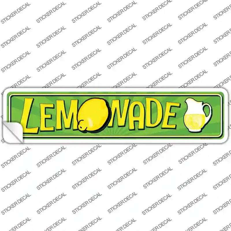 K-732s-S Lemonade Novelty Narrow Sticker Decal - Small