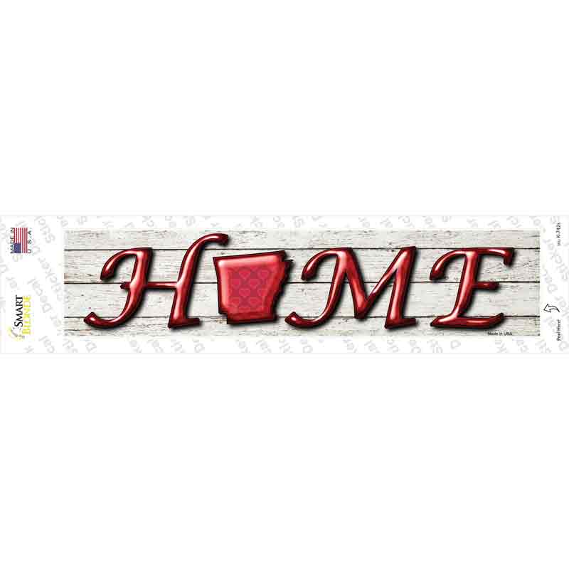 K-742s-M Arkansas Home Outline Novelty Narrow Sticker Decal - Medium