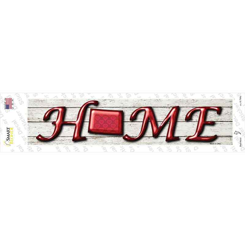 K-744s-M Colorado Home Outline Novelty Narrow Sticker Decal - Medium