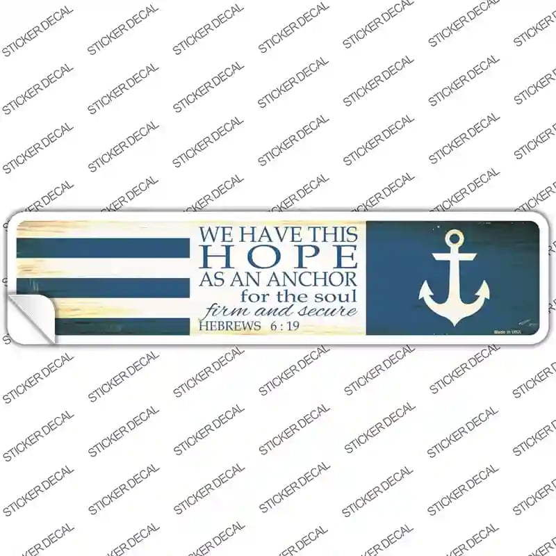 K-518s-XL Hope Novelty Narrow Sticker Decal - Extra Large