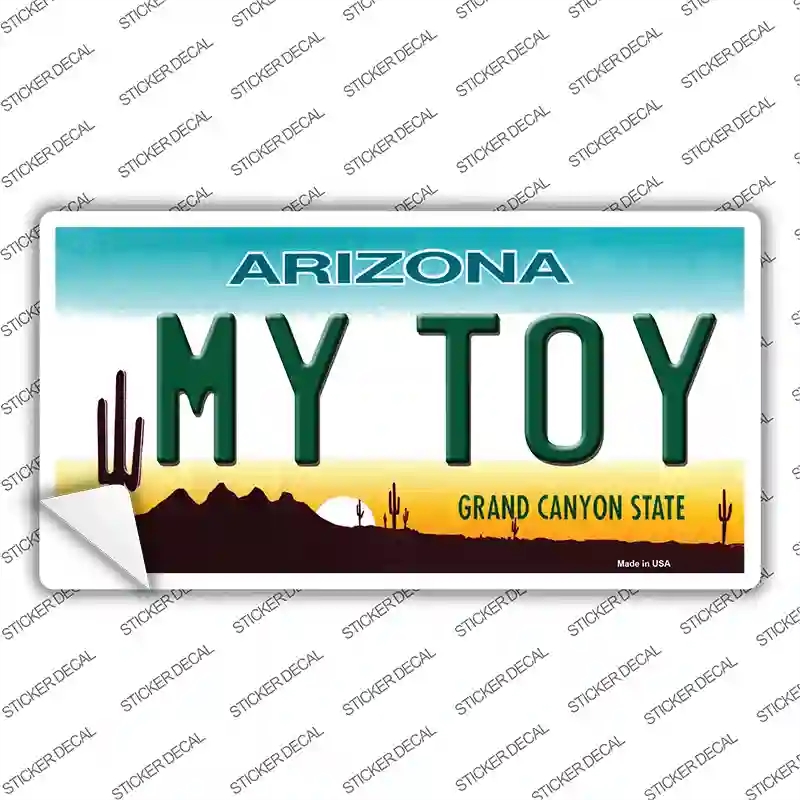 LP-1064s-S My Toy Arizona Novelty Sticker Decal - Small