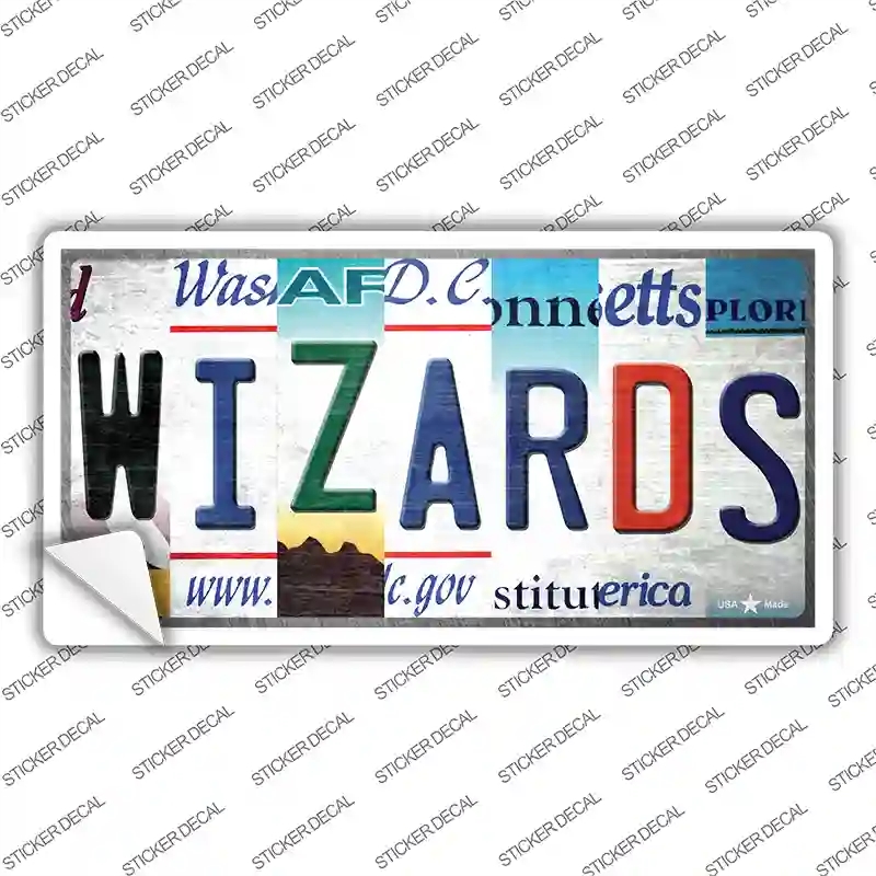LP-13240s-S Wizards Strip Art Novelty Sticker Decal - Small