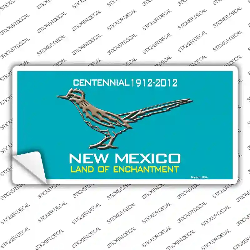 LP-1941s-XL Road Runner Teal   Mexico Novelty Sticker Decal - Extra Large
