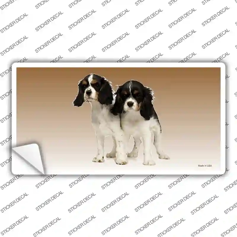 LP-2162s-XL Cavalier King Charles Spaniel Dog Novelty Sticker Decal - Extra Large