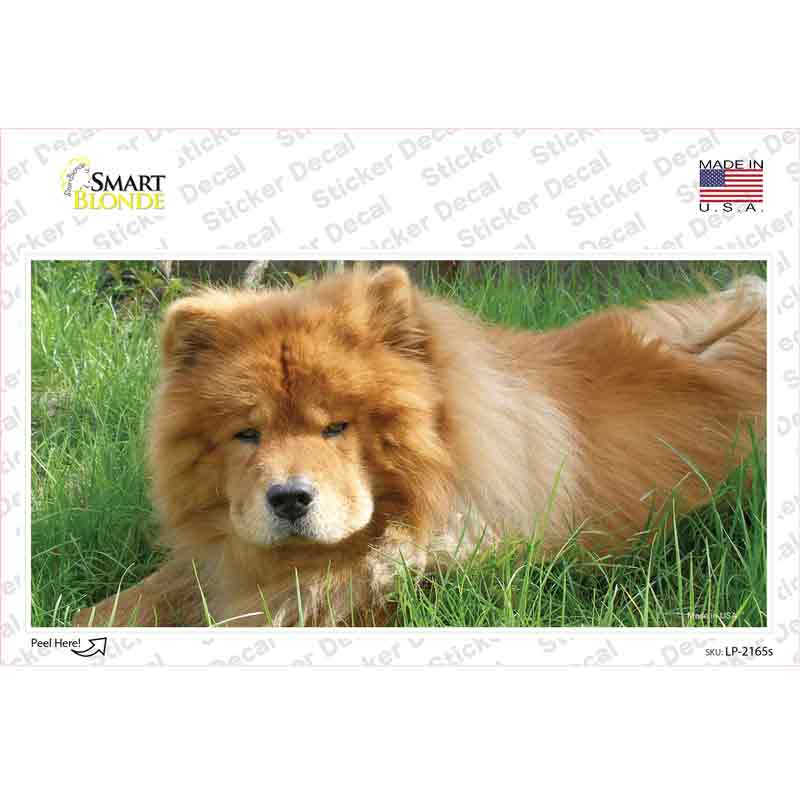 LP-2165s-M Chow Chow Dog Novelty Sticker Decal - Medium