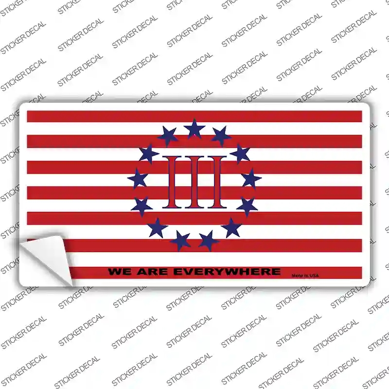 LP-13577s-L We Are Everywhere 3 Percent Novelty Sticker Decal - Large