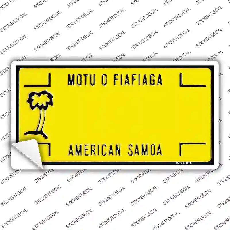 LP-1503s-S American Samoa Novelty Sticker Decal - Small