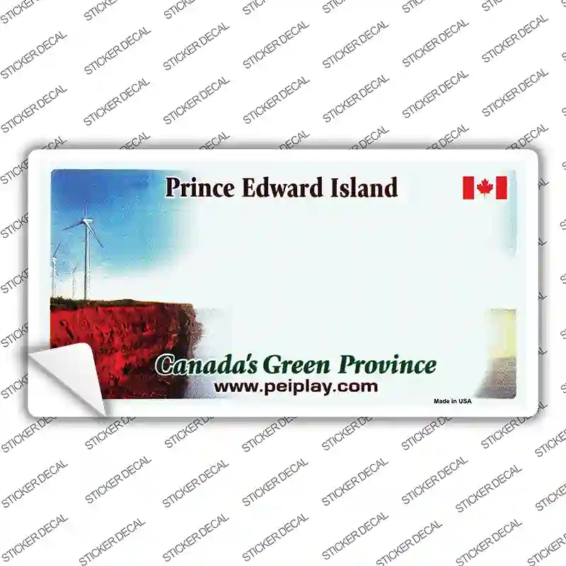 LP-1510s-S Prince Edward Island Novelty Sticker Decal - Small