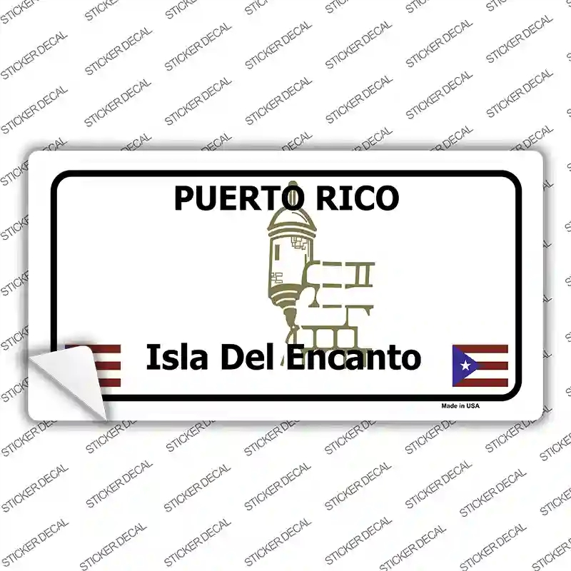 LP-1511s-L Puerto Rico Novelty Sticker Decal - Large
