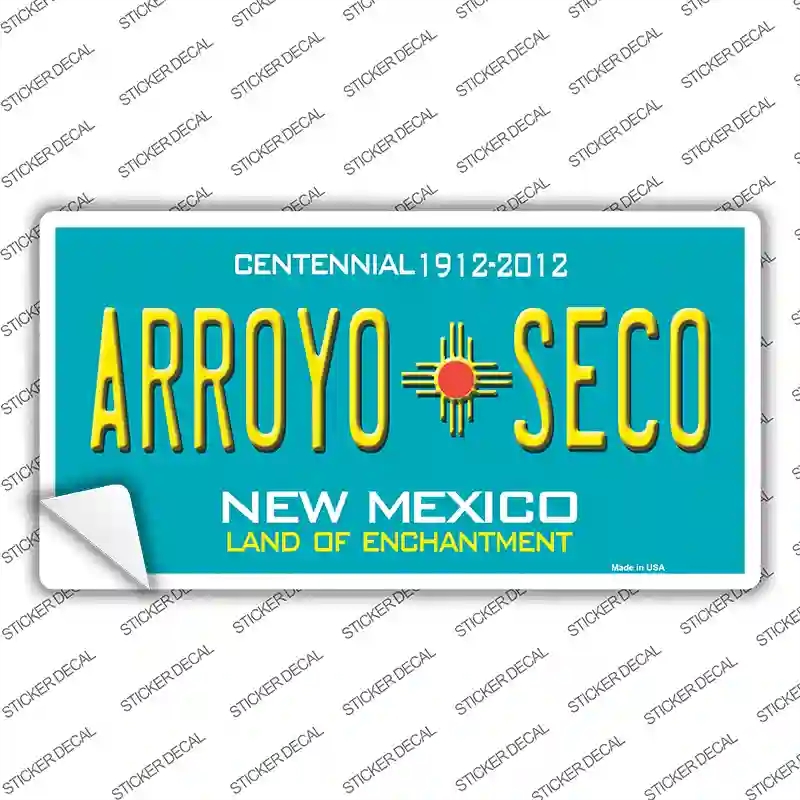 LP-1534s-L Arroyo Seco   Mexico Novelty Sticker Decal - Large