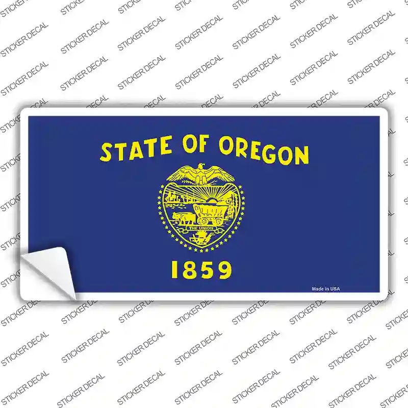 LP-3598s-XL Oregon State Flag Novelty Sticker Decal - Extra Large