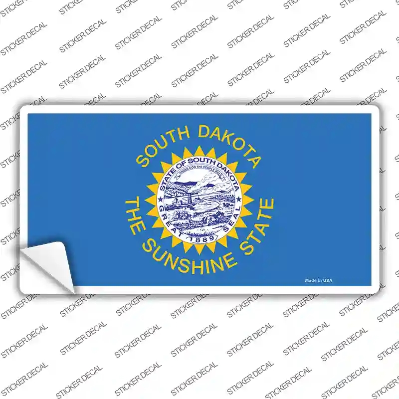 LP-3601s-XL South Dakota State Flag Novelty Sticker Decal - Extra Large