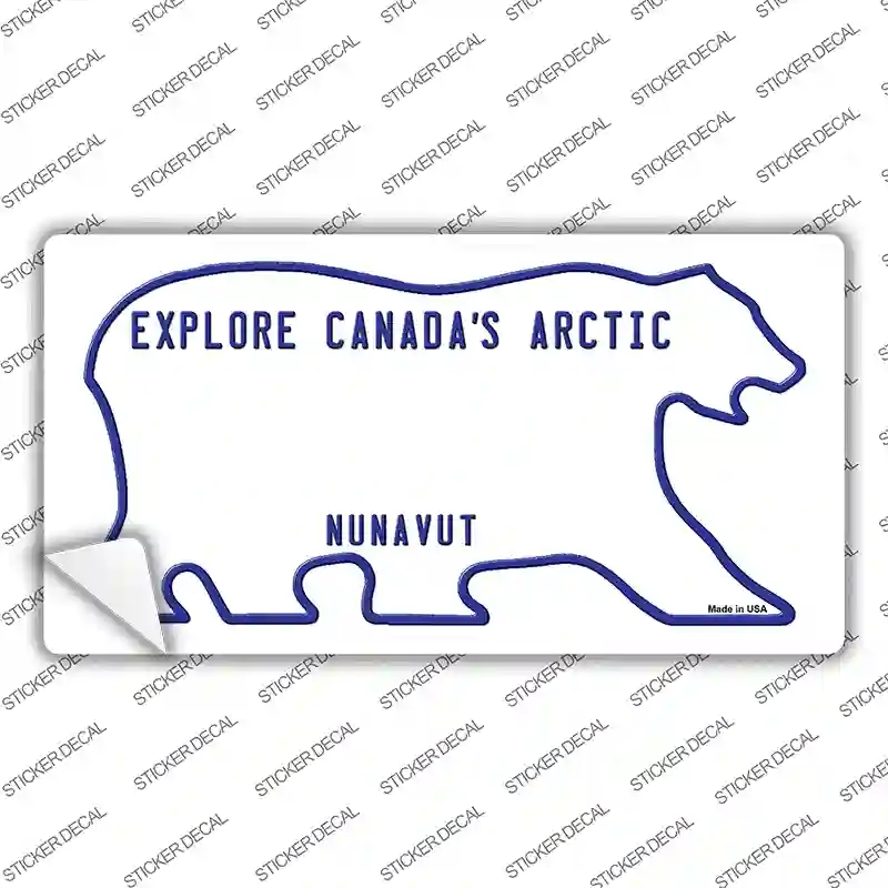 LP-1509s-S Nunavut Novelty Sticker Decal - Small