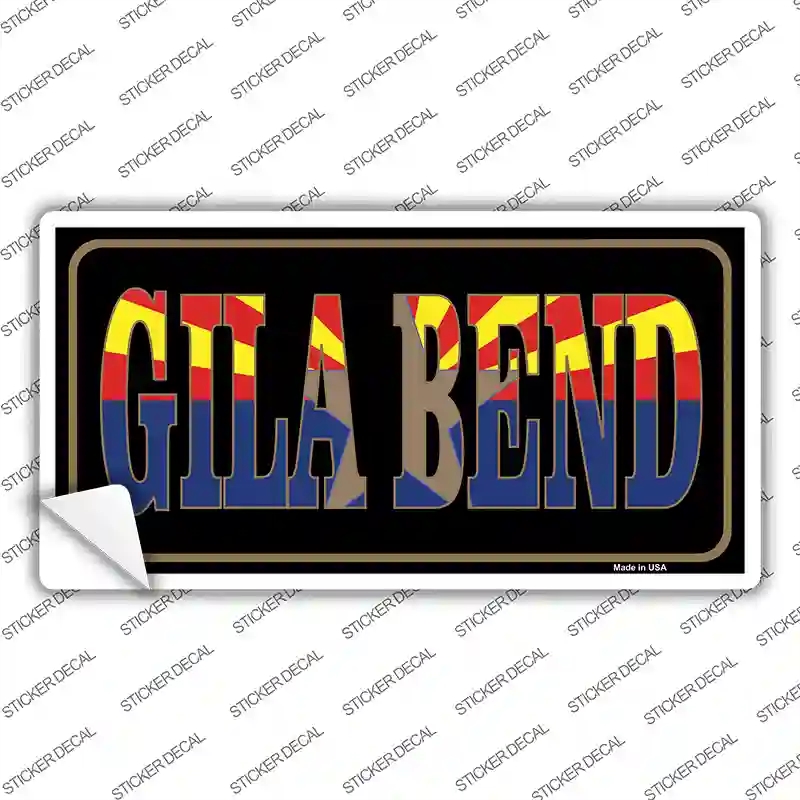 LP-1469s-XL Gila Bend Arizona State Flag Novelty Sticker Decal - Extra Large