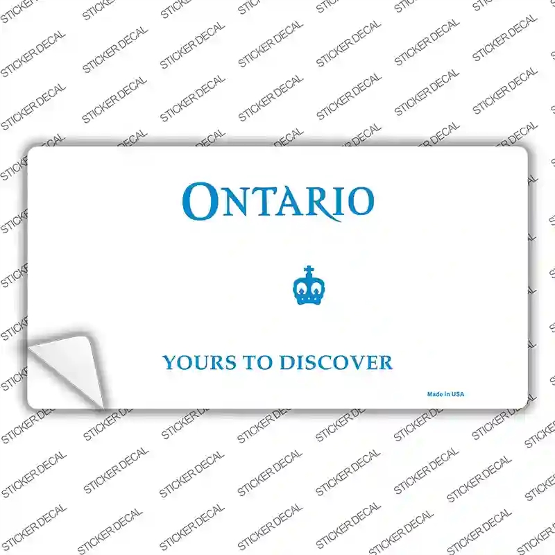 LP-1471s-L Ontario Canada Novelty Sticker Decal - Large