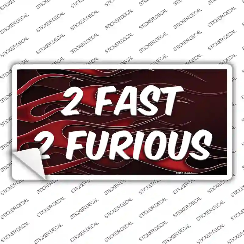 LP-11546s-L 2 Fast 2 Furious Novelty Sticker Decal - Large