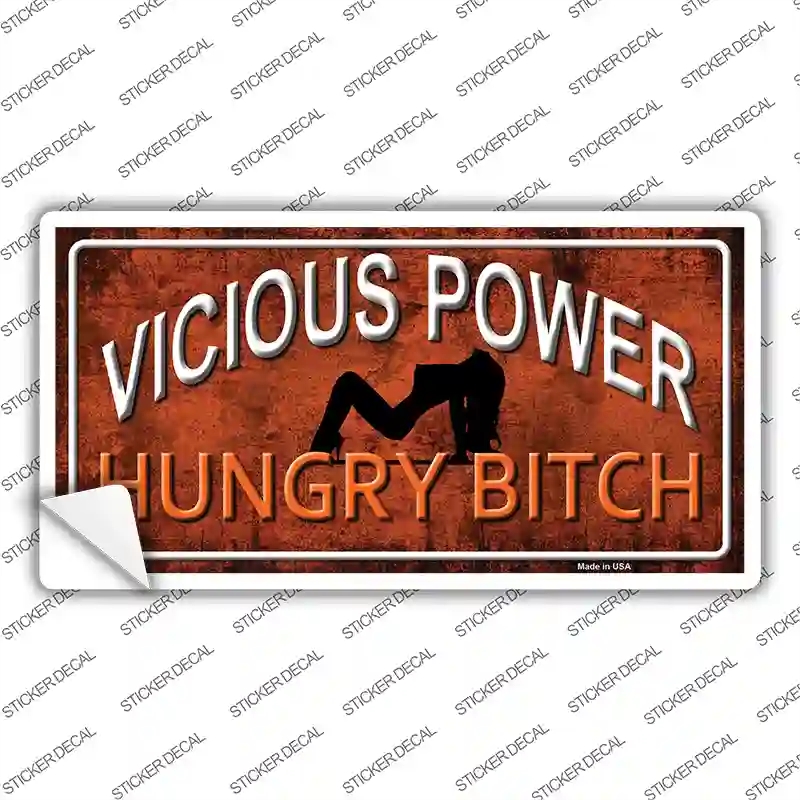 LP-11665s-XL Vicious Power Novelty Sticker Decal - Extra Large