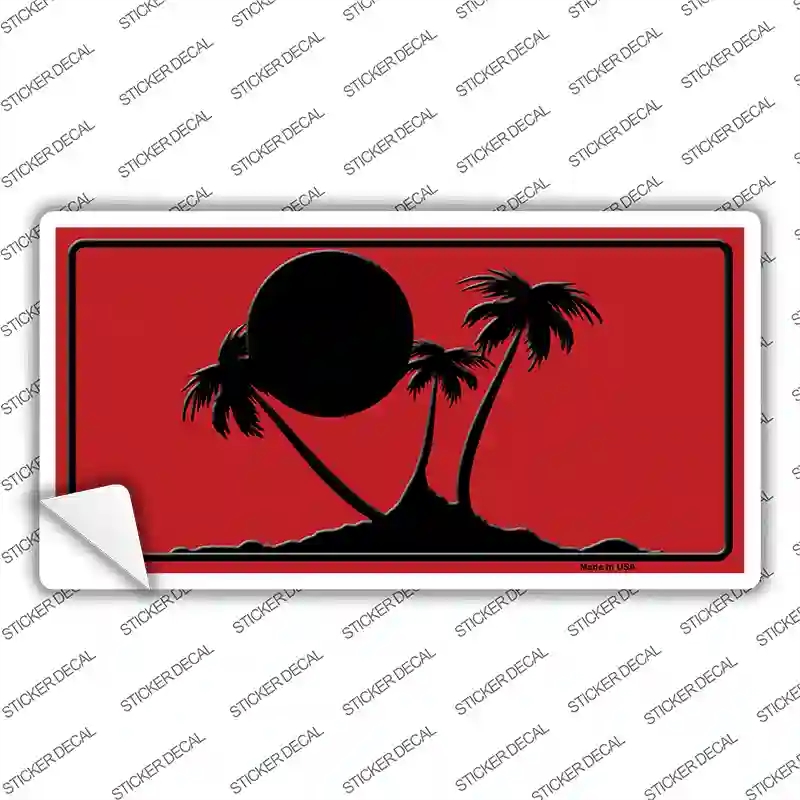 LP-1177s-L Island Palms Novelty Sticker Decal - Large
