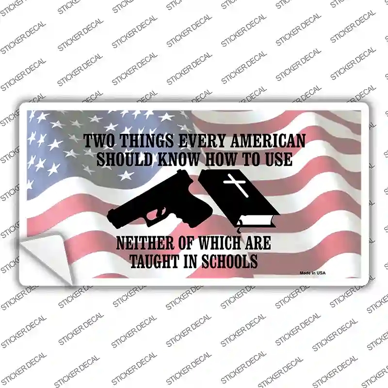 LP-4677s-S Every American Should Know Novelty Sticker Decal - Small