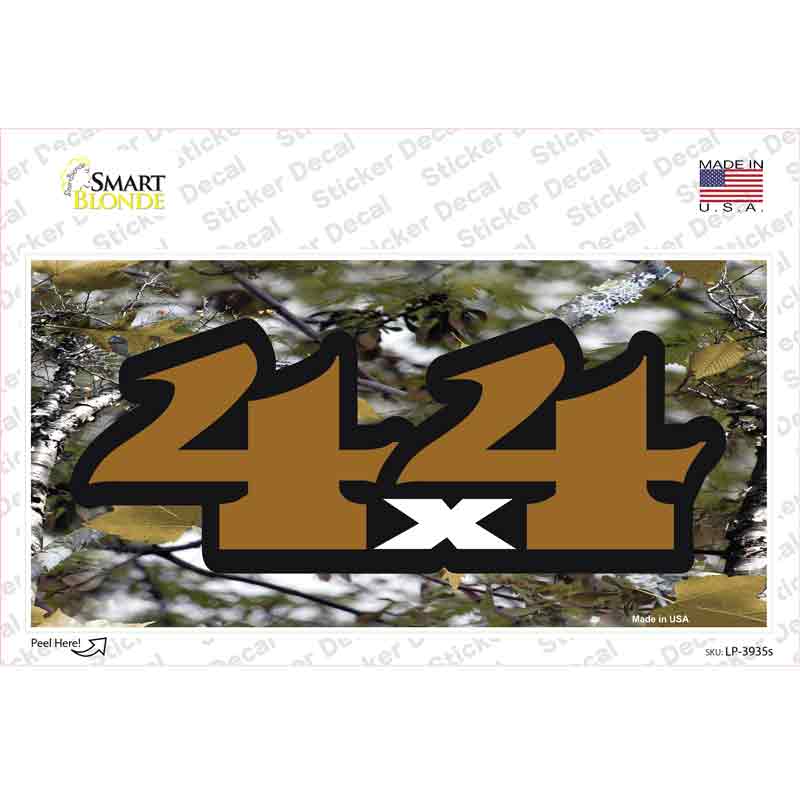 LP-3935s-M 4x4 Camouflage Novelty Sticker Decal - Medium