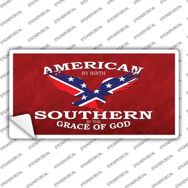 LP-7917s-S American by Birth Novelty Sticker Decal - Small