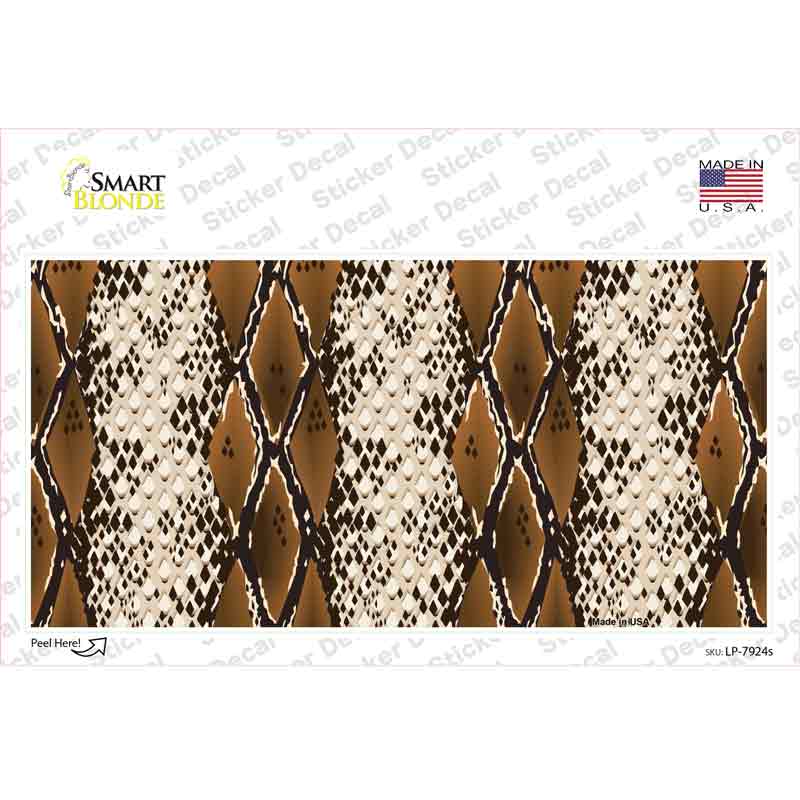 LP-7924s-M Snake Novelty Sticker Decal - Medium
