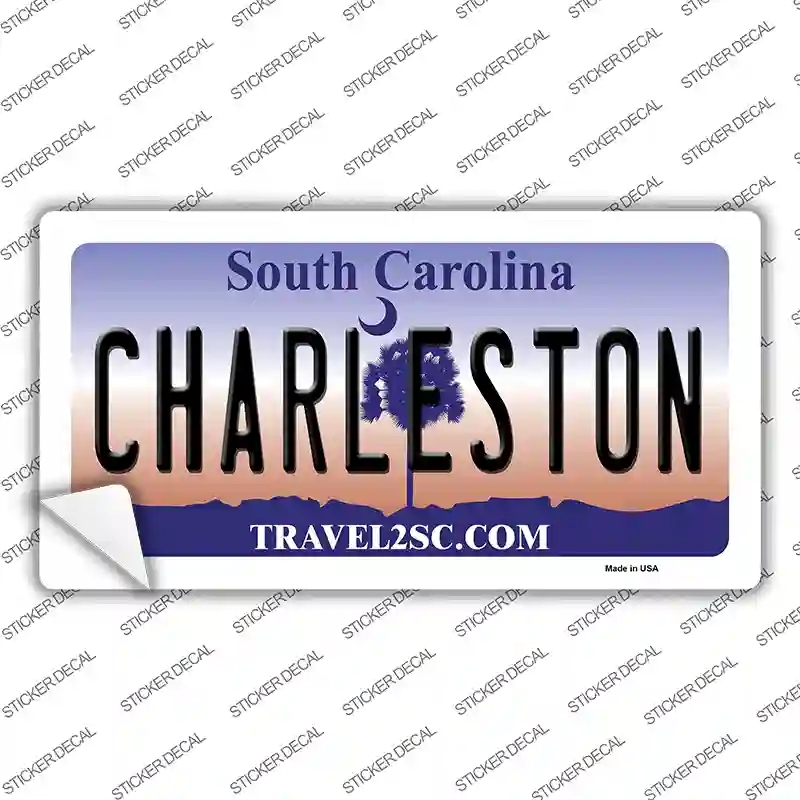 LP-6301s-S Charleston South Carolina Novelty Sticker Decal - Small