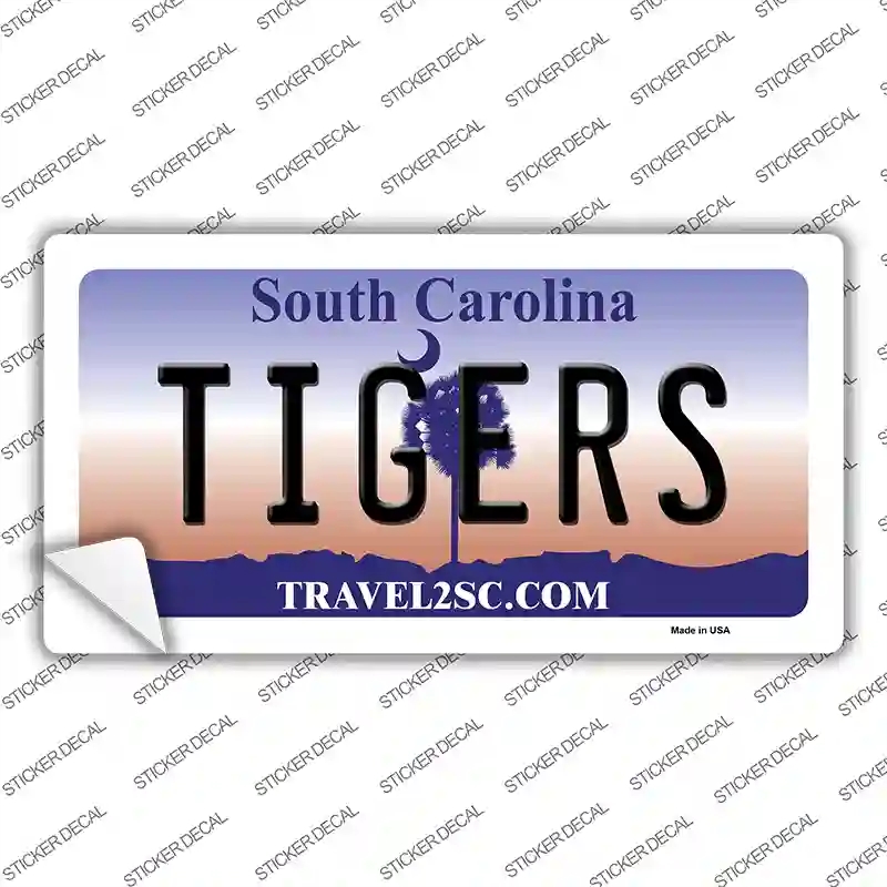 LP-6306s-S Tigers South Carolina Novelty Sticker Decal - Small