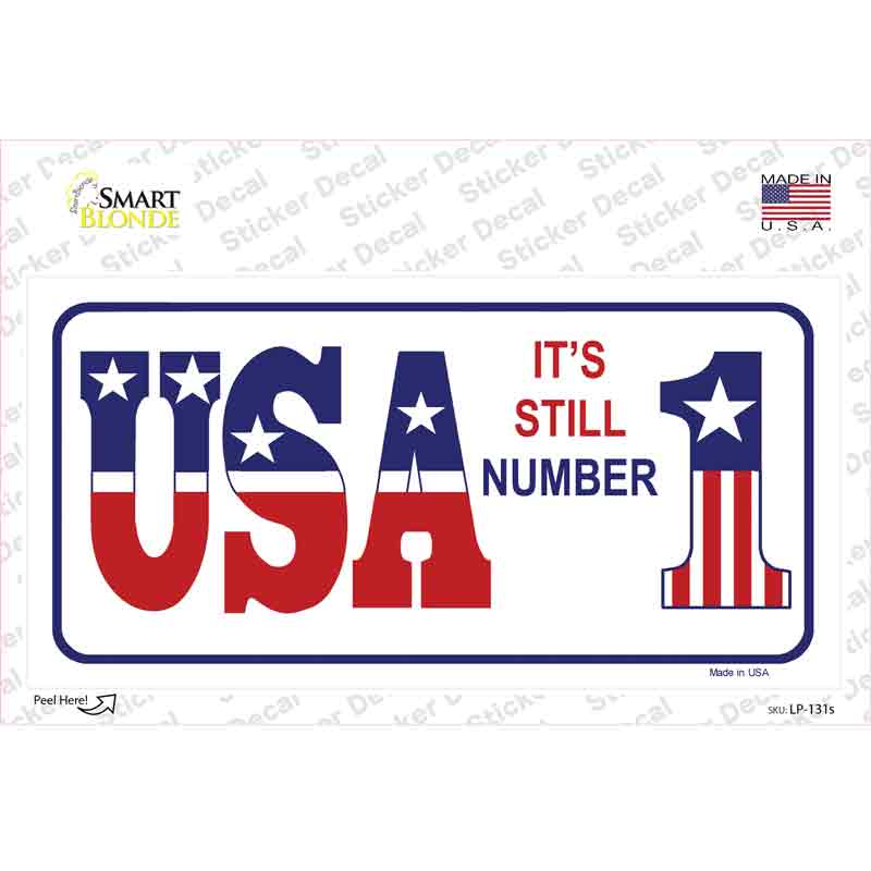 LP-131s-M USA Still 1 Novelty Sticker Decal - Medium