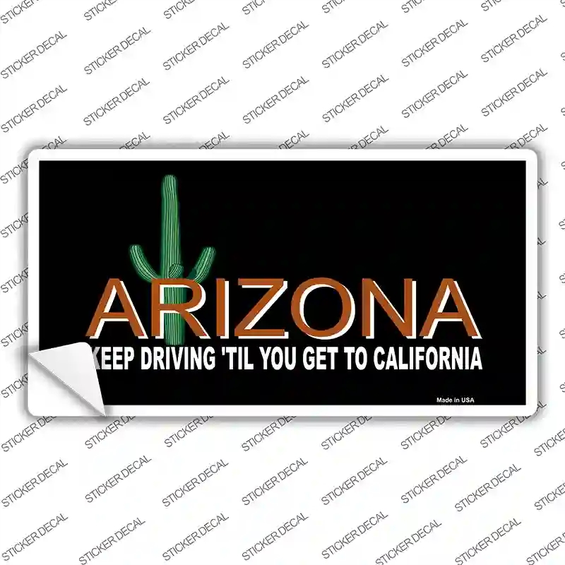 LP-3732s-S Arizona Keep Driving Novelty Sticker Decal - Small