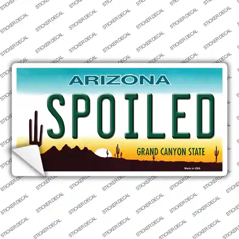 LP-6096s-XL Arizona Spoiled Novelty Sticker Decal - Extra Large
