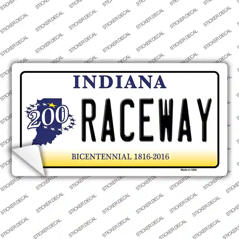LP-6368s-L Raceway Indiana Novelty Sticker Decal - Large