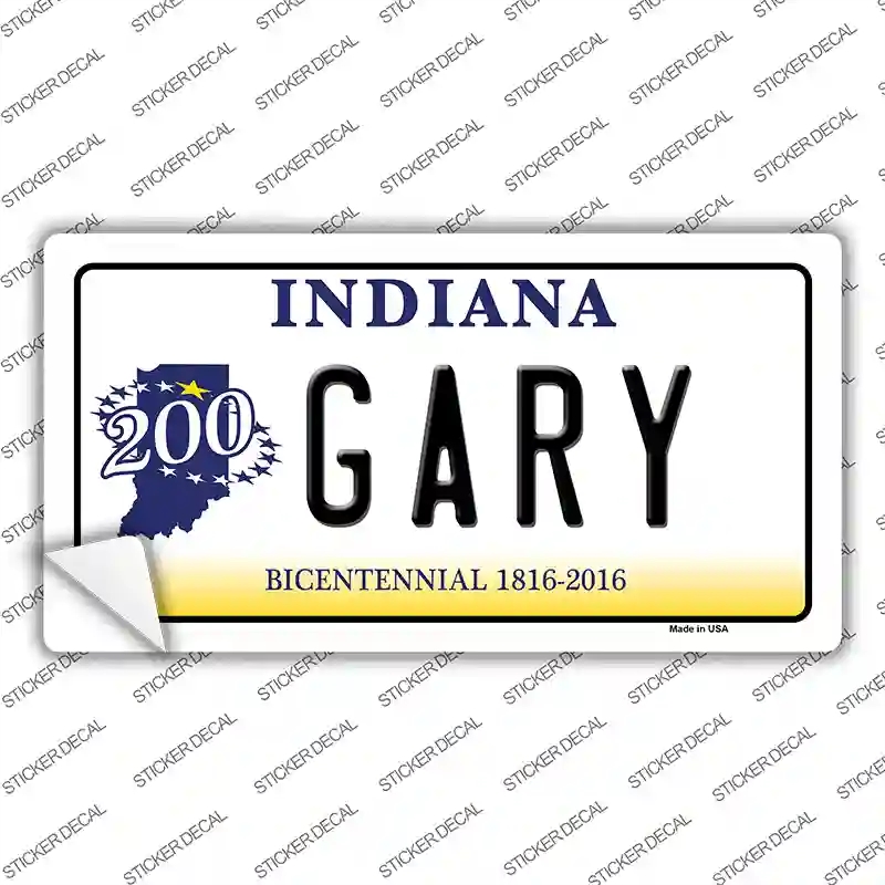 LP-6382s-S Gary Indiana Novelty Sticker Decal - Small
