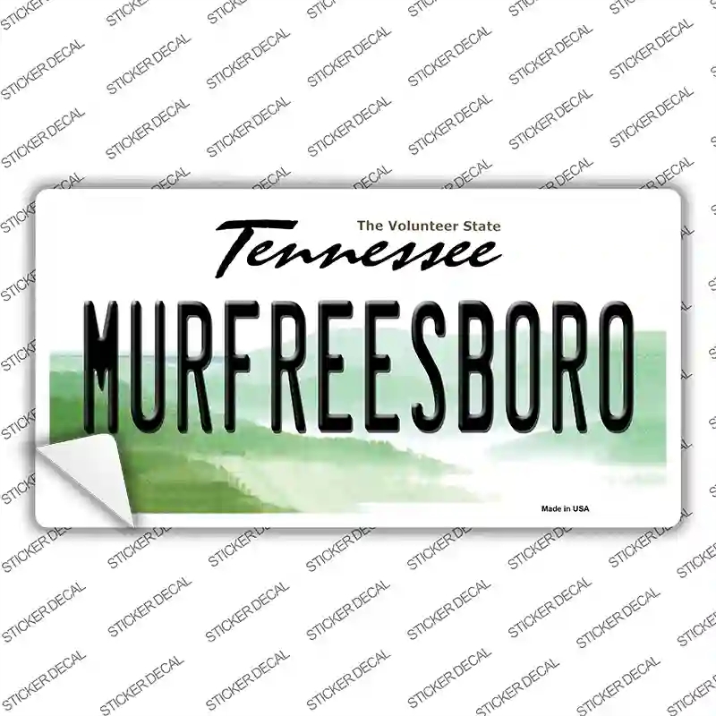 LP-6419s-S Murfreesboro Tennessee Novelty Sticker Decal - Small