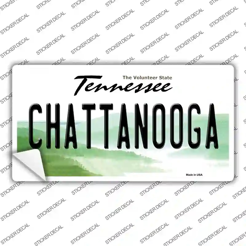 LP-6418s-S Chattanooga Tennessee Novelty Sticker Decal - Small
