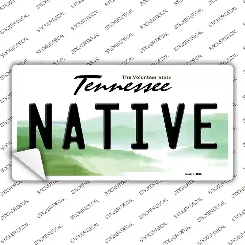 LP-6438s-S Native Tennessee Novelty Sticker Decal - Small
