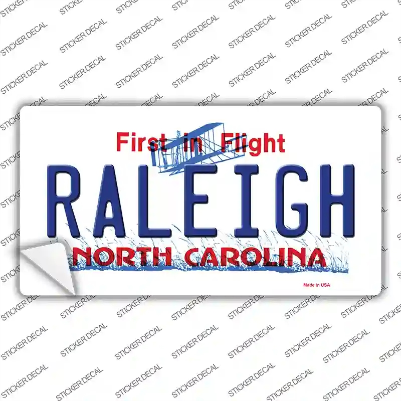 LP-6472s-S Raleigh North Carolina Novelty Sticker Decal - Small