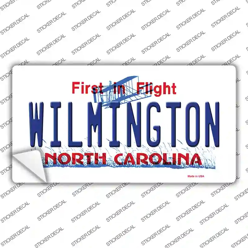 LP-6473s-S Wilmington North Carolina Novelty Sticker Decal - Small