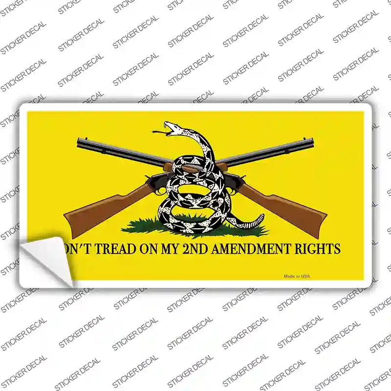 LP-13797s-S Dont Tread on My 2nd Amendment Novelty Sticker Decal - Small
